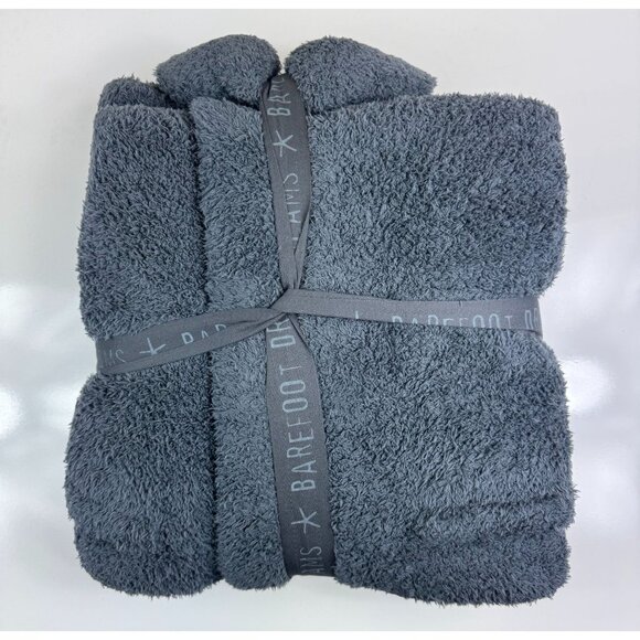 Barefoot Dreams CozyChic Oversized Unisex Adult Robe Slate Blue M/L (Size 2) NWT - Picture 2 of 5